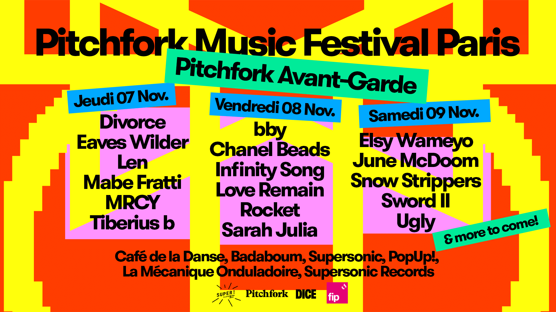 PITCHFORK 2024 AVANTGARDE JEUDI CAFÉ DE LA DANSE